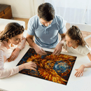Owl Stained Glass Jigsaw Puzzle