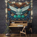 Owl Native American Tapestry