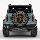 Mandala Meditating Owl Yoga Jeep Car Spare Tire Cover