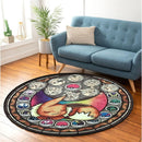 Pokemon Eevee Round Rug