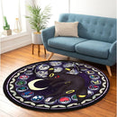 Pokemon Eevee Evolutions Umbreon Round Rug