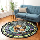 Pokemon Eevee Evolutions Jolteon Round Rug