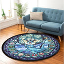 Pokemon Eevee Evolutions 8 Round Rug