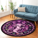 Pokemon Eevee Evolutions Espeon Round Rug