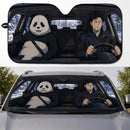Panda x Atsuya Kusakabe Jujutsu Kaisen Car Auto Sunshades