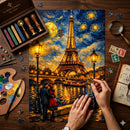 Paris Starry Night Jigsaw Puzzle