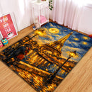 Paris Starry Night Rectangular Area Rug