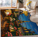 Paris At Night Romance Rectangular Area Rug