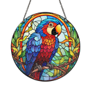 Parrot Stained Glass Suncatcher