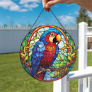 Parrot Stained Glass Suncatcher