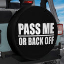 Pass Me Or Back Off Car Spare Tire Cover