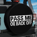 Pass Me Or Back Off Car Spare Tire Cover