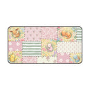 Pastel Pattern Pikachu Charmander Eevee Mew Pokemon Desk Mat