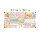 Pastel Pattern Pikachu Charmander Eevee Mew Pokemon Desk Mat