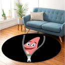 Patrick Star Zipper Round Rug
