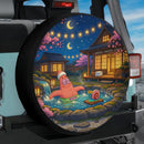 Patrick Star Onsen Car Spare Tire Cover
