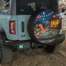 Patrick Star Onsen Car Spare Tire Cover