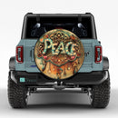 Peace 3D Design Typo Jeep Car Spare Tire Cover