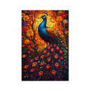 Peacock Stained Glass Jigsaw Puzzle