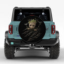 Peeking Baby Groot Car Spare Tire Cover