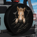 Peeking Baby Horse Car Spare Tire Cover