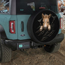 Peeking Baby Horse Car Spare Tire Cover