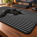 Peeking 3D Black Cat Desk Mat