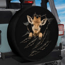 Peeking Giraffe Car Spare Tire Cover
