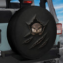 Peeking Otter Car Spare Tire Cover