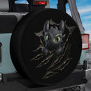Peeking Toothless How To Train Your Dragon Car Spare Tire Cover