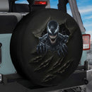 Peeking Venom Custom Jeep Wheel Cover With Camera Hole