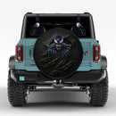 Peeking Venom Custom Jeep Wheel Cover With Camera Hole