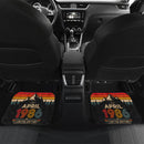 Personalized Retro April 1986 Car Floor Mats