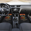 Personalized Retro August 1987 Car Floor Mats