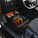 Personalized Retro August 1993 Car Floor Mats