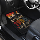 Personalized Retro December 1986 Car Floor Mats