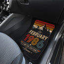 Personalized Retro February 1986 Car Floor Mats