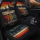 Personalized Retro February 1986 Custom Car Seat Covers Decor Protectors