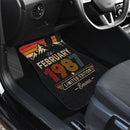 Personalized Retro February 1987 Car Floor Mats