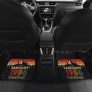 Personalized Retro January 1986 Car Floor Mats