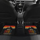 Personalized Retro July 1987 Car Floor Mats