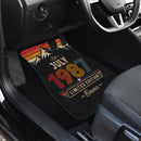 Personalized Retro July 1987 Car Floor Mats
