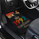 Personalized Retro July 1992 Car Floor Mats