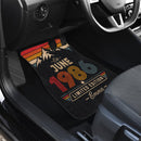 Personalized Retro June 1986 Car Floor Mats