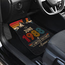 Personalized Retro June 1988 Car Floor Mats