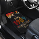 Personalized Retro June 1989 Car Floor Mats