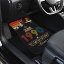 Personalized Retro June 1990 Car Floor Mats