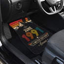 Personalized Retro June 1991 Car Floor Mats