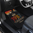 Personalized Retro May 1987 Car Floor Mats