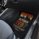 Personalized Retro October 1987 Car Floor Mats